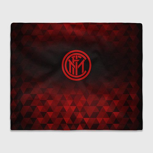 Плед Inter red poly / 3D-Велсофт – фото 1