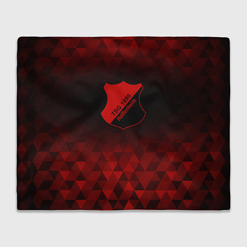 Плед Hoffenheim red poly / 3D-Велсофт – фото 1