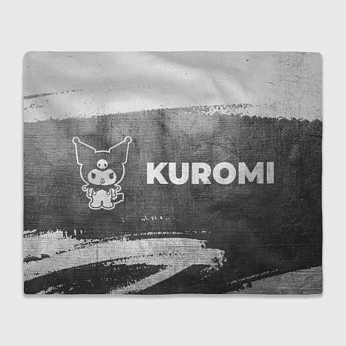 Плед Kuromi - grey gradient по-горизонтали / 3D-Велсофт – фото 1