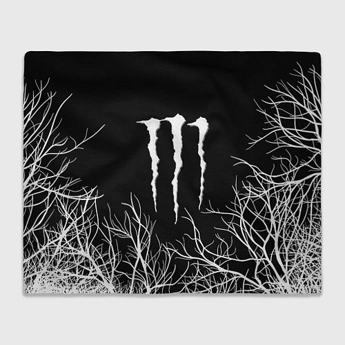 Плед Monster energy лес / 3D-Велсофт – фото 1