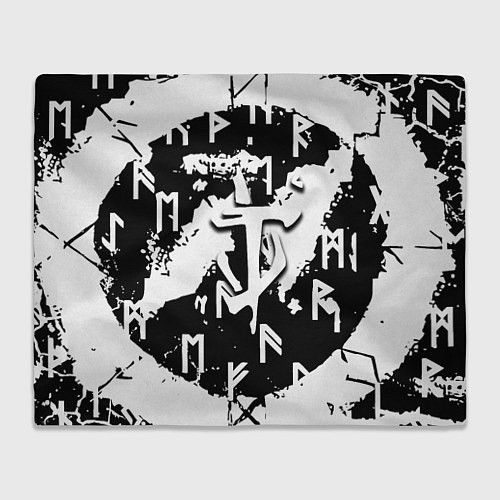 Плед Doom символы краски / 3D-Велсофт – фото 1