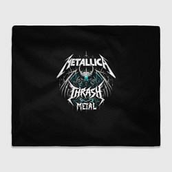 Плед Metallica group - thrash metal style