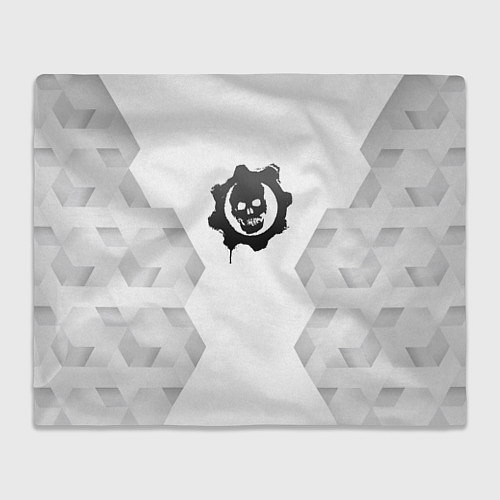 Плед Gears of War white poly / 3D-Велсофт – фото 1