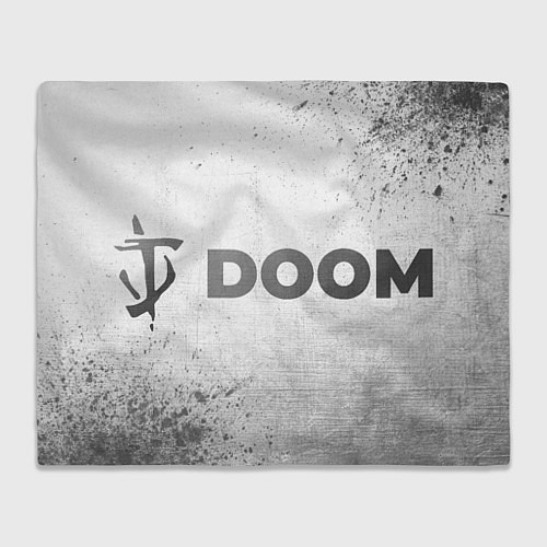 Плед Doom - white gradient по-горизонтали / 3D-Велсофт – фото 1