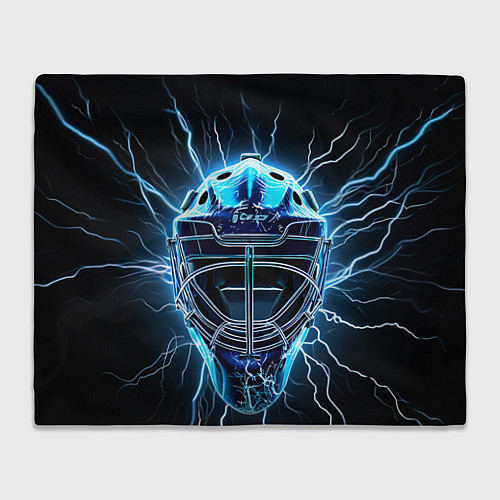 Плед Маска голкипера в молниях / 3D-Велсофт – фото 1