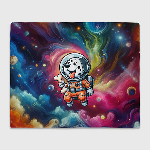 Плед Funny dalmatian puppy - ai art / 3D-Велсофт – фото 1