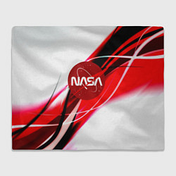Плед флисовый Nasa абстрактные полосы, цвет: 3D-велсофт