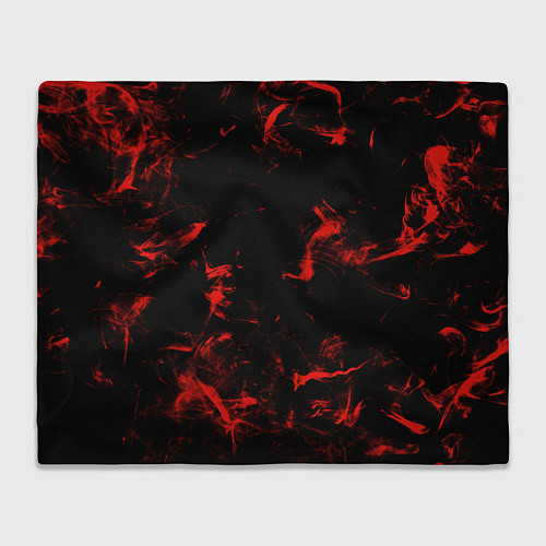 Плед Color red black / 3D-Велсофт – фото 1