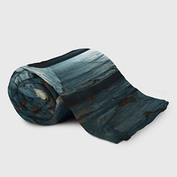 Плед флисовый Боксерская груша на черном, цвет: 3D-велсофт — фото 2