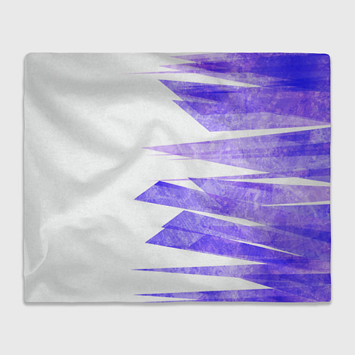 Плед Color white purple / 3D-Велсофт – фото 1