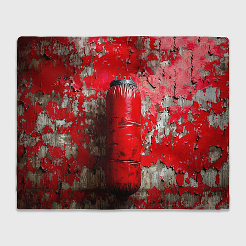 Плед Красная боксерская груша / 3D-Велсофт – фото 1