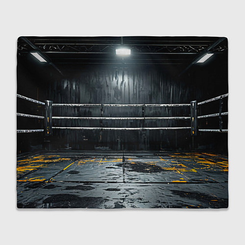 Плед Черный ринг / 3D-Велсофт – фото 1