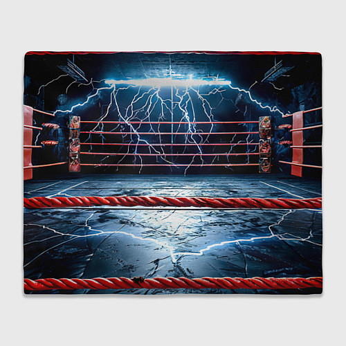 Плед Ринг и молния / 3D-Велсофт – фото 1