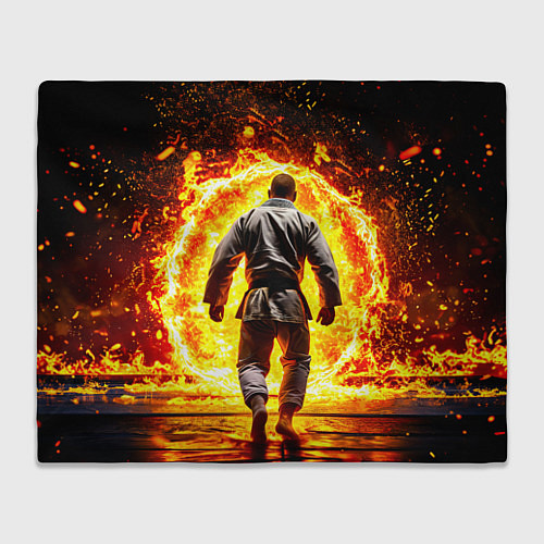 Плед Джиу-джитсу в огне / 3D-Велсофт – фото 1