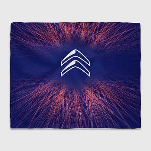 Плед Citroen red energy / 3D-Велсофт – фото 1