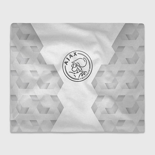 Плед Ajax white poly / 3D-Велсофт – фото 1