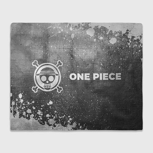 Плед One Piece - grey gradient по-горизонтали / 3D-Велсофт – фото 1