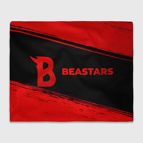 Плед Beastars - red gradient по-горизонтали / 3D-Велсофт – фото 1