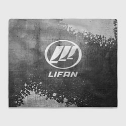 Плед флисовый Lifan - grey gradient, цвет: 3D-велсофт