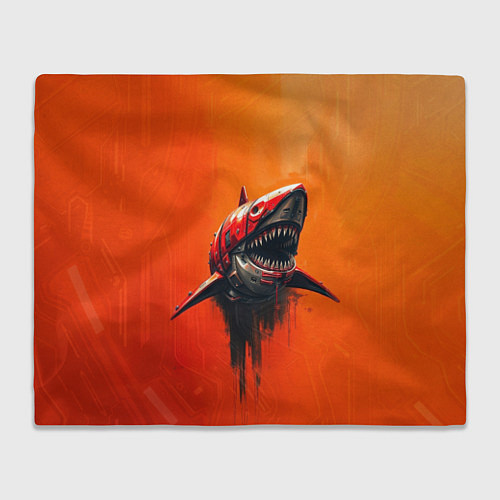 Плед Кибернетическая акула / 3D-Велсофт – фото 1