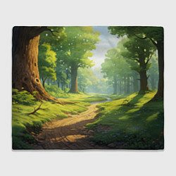 Плед флисовый Fabulous forest, цвет: 3D-велсофт