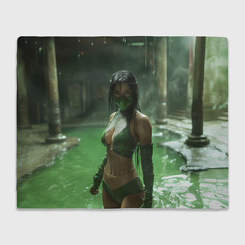 Плед Джейд в кислоте / 3D-Велсофт – фото 1