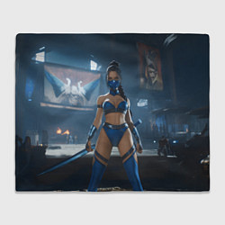 Плед флисовый Китана в стойке, цвет: 3D-велсофт