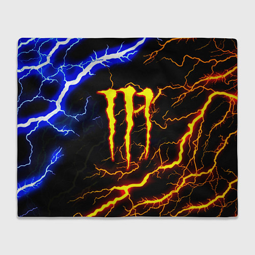 Плед Monster energy шторм / 3D-Велсофт – фото 1