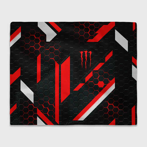 Плед Monster energy sport geometry / 3D-Велсофт – фото 1