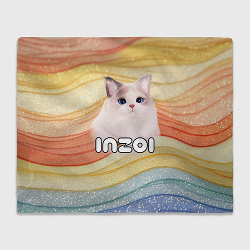 Плед Inzoi кошечка / 3D-Велсофт – фото 1