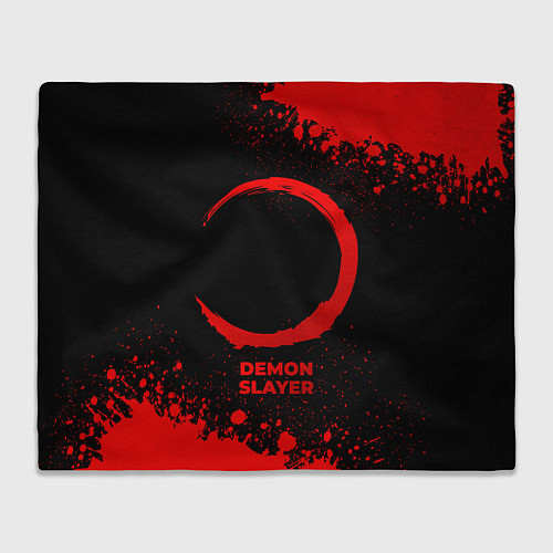 Плед Demon Slayer - red gradient / 3D-Велсофт – фото 1