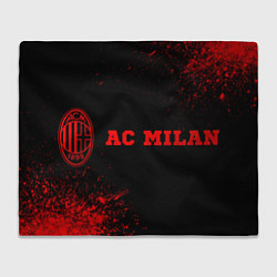 Плед AC Milan - red gradient по-горизонтали