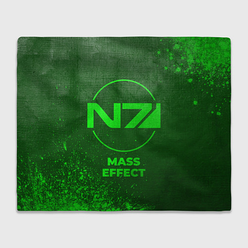Плед Mass Effect - green gradient / 3D-Велсофт – фото 1