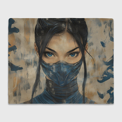 Плед Портрет Китаны - Мортал комбат / 3D-Велсофт – фото 1