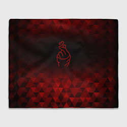 Плед K Pop red poly