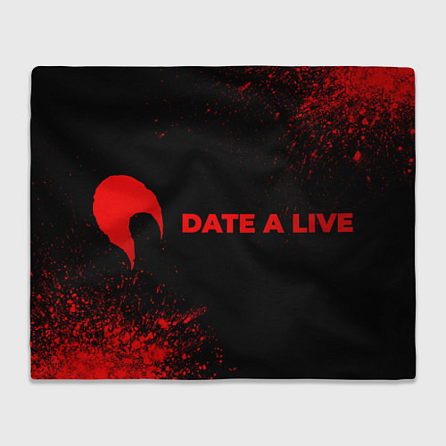 Плед Date A Live - red gradient по-горизонтали / 3D-Велсофт – фото 1