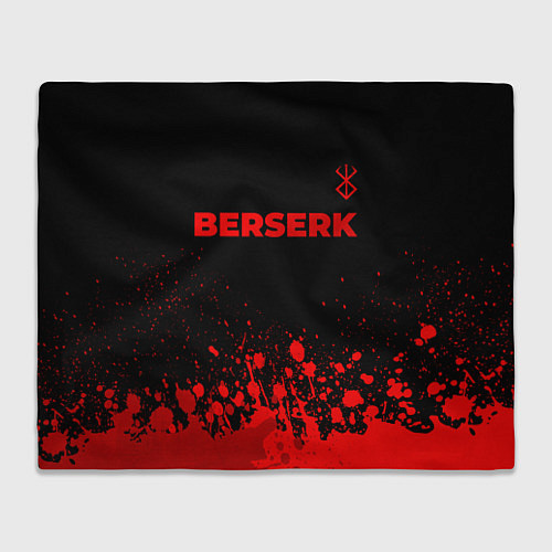 Плед Berserk - red gradient посередине / 3D-Велсофт – фото 1