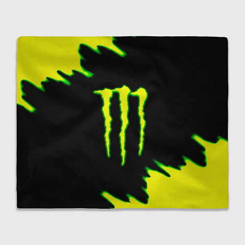 Плед Кислотный монстр энерджи / 3D-Велсофт – фото 1