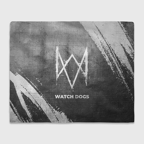 Плед Watch Dogs - grey gradient / 3D-Велсофт – фото 1