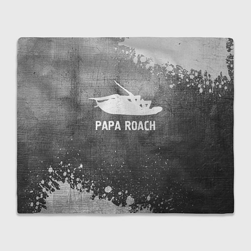 Плед Papa Roach - grey gradient / 3D-Велсофт – фото 1