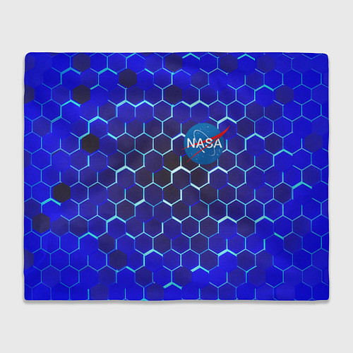 Плед Nasa голубая броня / 3D-Велсофт – фото 1