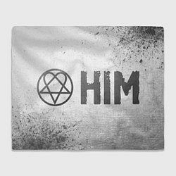 Плед флисовый HIM - white gradient по-горизонтали, цвет: 3D-велсофт