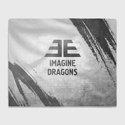 Плед Imagine Dragons - white gradient
