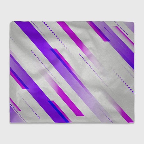 Плед Color white pink / 3D-Велсофт – фото 1