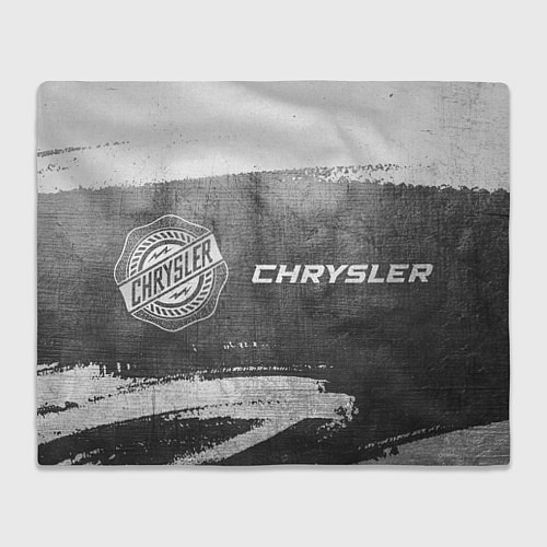 Плед Chrysler - grey gradient по-горизонтали / 3D-Велсофт – фото 1