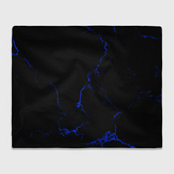 Плед Color black blue