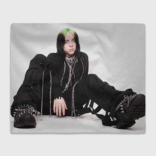 Плед Sitting Billie Eilish / 3D-Велсофт – фото 1