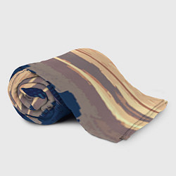 Плед флисовый Городской пейзаж стилизованный, цвет: 3D-велсофт — фото 2