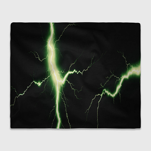 Плед Lightning yellow текстура / 3D-Велсофт – фото 1