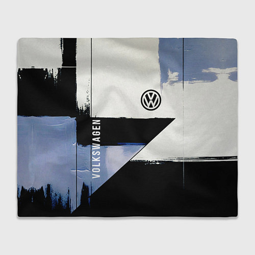 Плед Volkswagen логотип / 3D-Велсофт – фото 1